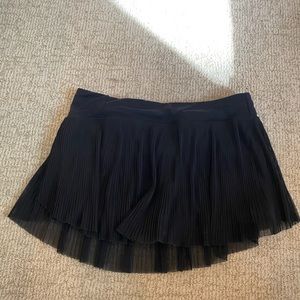 Lululemon Pleat to Street Skirt Black